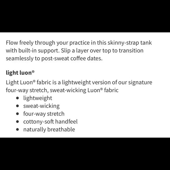 Lululemon Power  Pose Tank - Picture 8 of 8